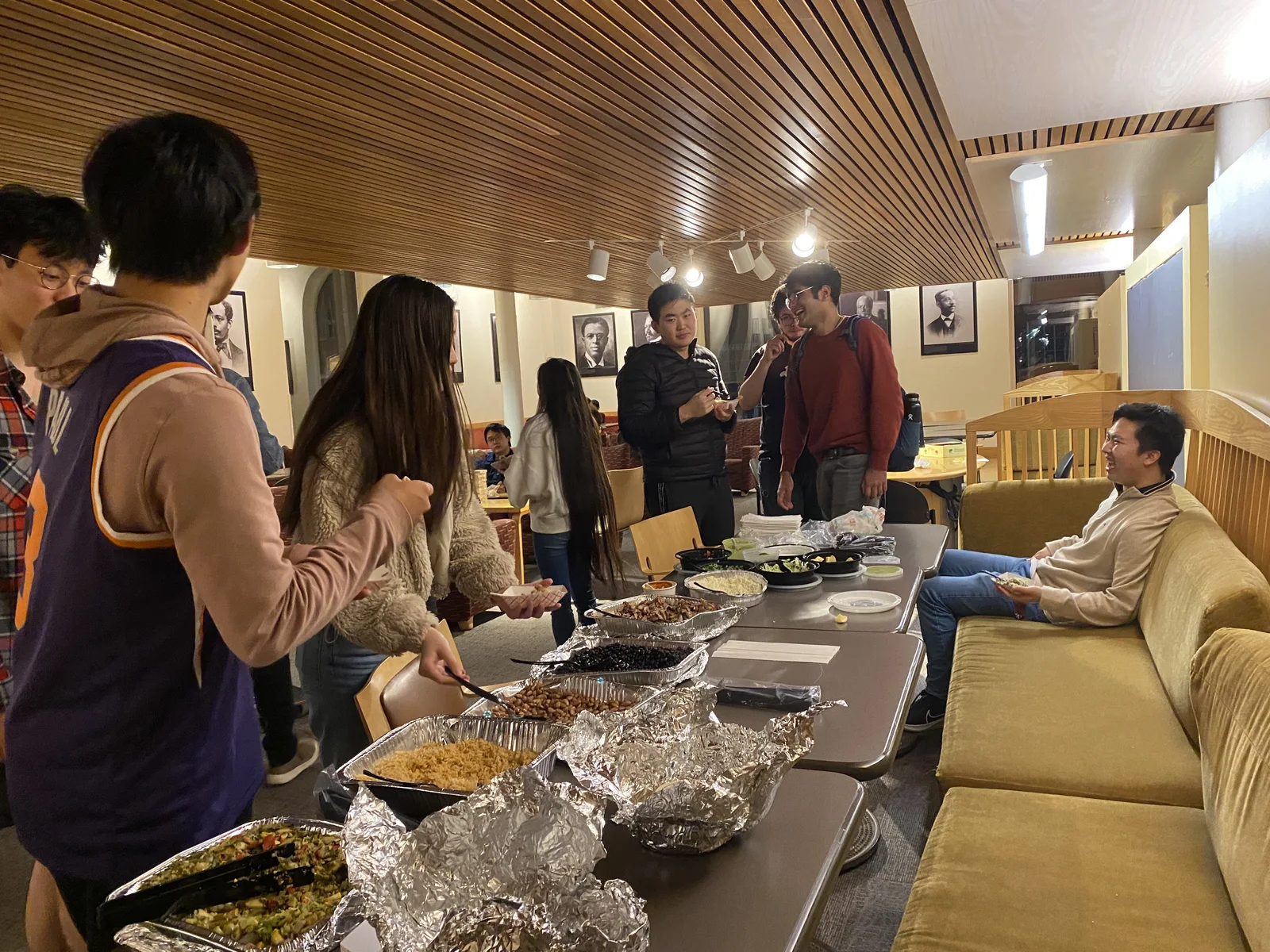 HCS members gathering for a taco social